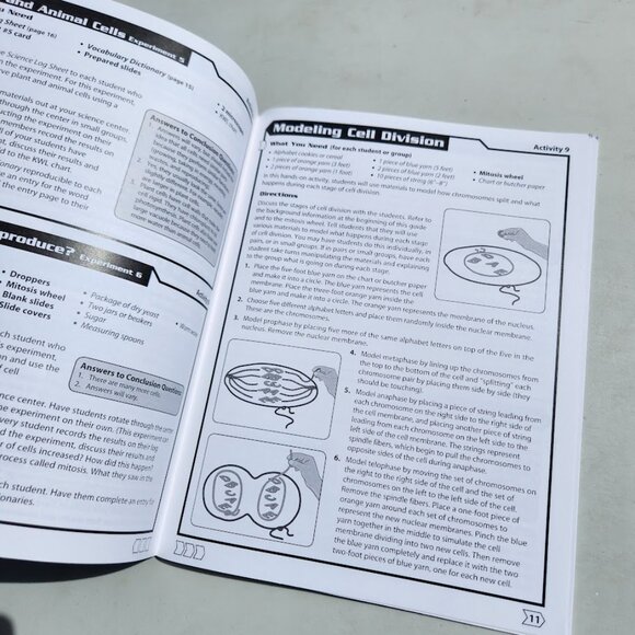 Lakeshore Cells and Organisms Activity Book Set Kit Plant Animal Model Biology M - Picture 7 of 16